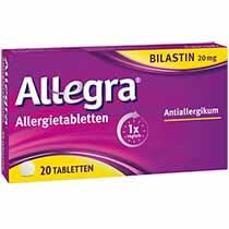 ALLEGRA Allergietabletten 20 mg Tabletten